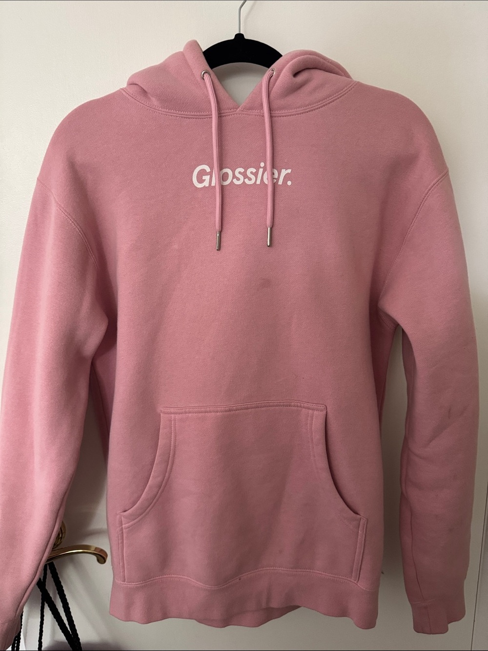 Glossier Pink Hoodie